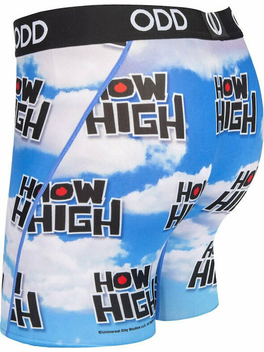 X How High Clouds Ανδρικό Μποξεράκι Μπλε με Σχέδια