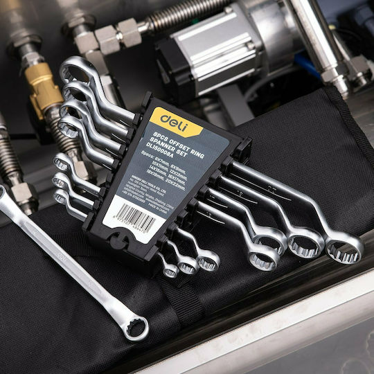 Deli Set 8 Double Polygon Wrench Bent E
