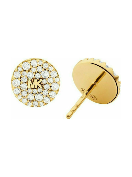 Michael Kors Earrings made of Silver Gold Plated with Stones