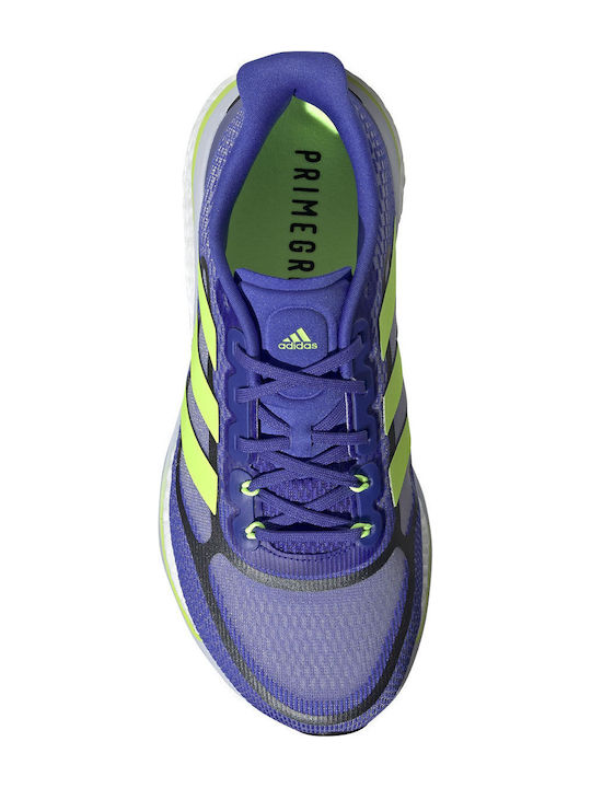 Supernova + Sport Shoes Running Sonic Ink / Signal Green / Halo Blue