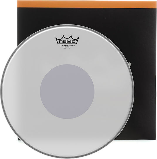 Remo Controlled Sound Coated Black Dot Bottom Δέρμα κάσας για Ντράμς 12"