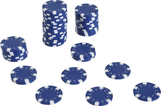 HomCom Σετ 250 Μάρκες Poker σε Βαλίτσα με 2 Τράπουλες