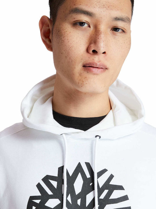 Sweatshirt with Hood White