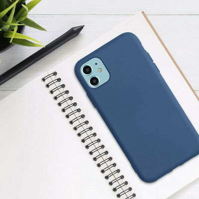 KWmobile Rubberized Silicone Back Cover Dark Blue (iPhone 11)