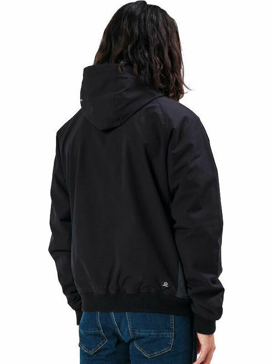 Winter Jacket Bomber Waterproof and Windproof Black Ebony