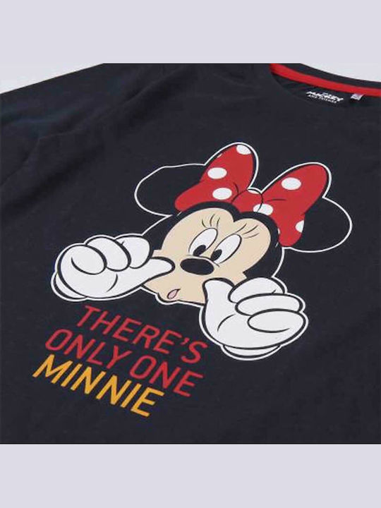 Cerda Παιδική Πιτζάμα Χειμωνιάτικη Μπλε Minnie Mouse