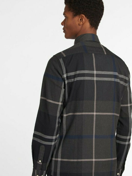 Barbour Dunoon Herrenhemden Slim-Fit Grau