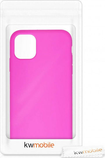 KWmobile Rubber Back Cover Silicone Fuchsia (iPhone 11)