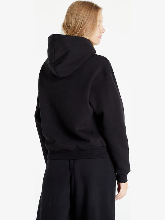 Women's Sweatshirt Hooded Black
