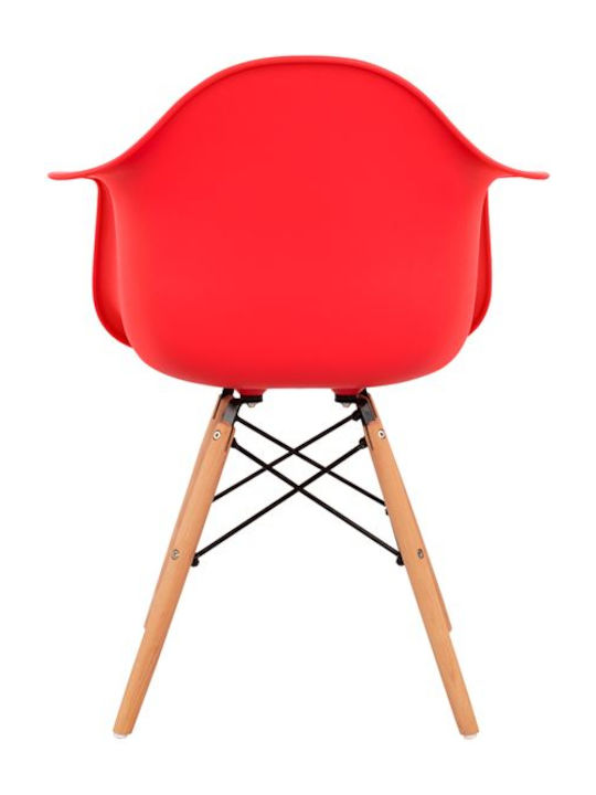Mirto Stühle Speisesaal Red 2Stück 64x60x81cm