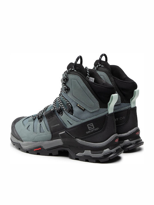 Salomon Quest 4 GTX Γυναικεία Ορειβατικά Μποτάκια Αδιάβροχα με Μεμβράνη Gore-Tex Μπλε