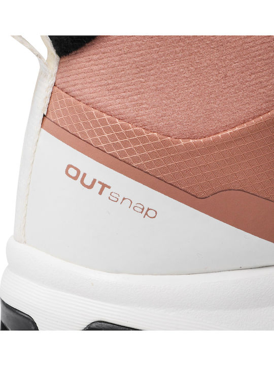 Salomon Outsnap CSWP Γυναικεία Ορειβατικά Μποτάκια Mocha Mousse / Vanilla Ice / Black