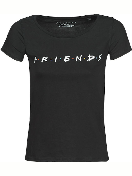 Friends Logo WOFRIENTS001 Γυναικείο T-shirt Μαύρο