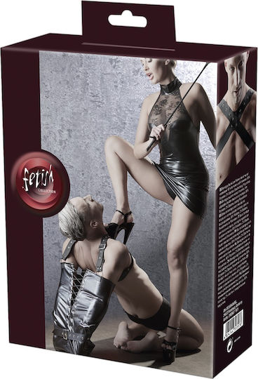 Pipedream Fetish Collection Bondage Armbinder Комплект за Връзване на Тяло с Крайници в Черен Цвят