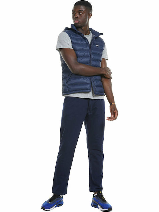 073128 Ärmellos Jacke Puffer Blau