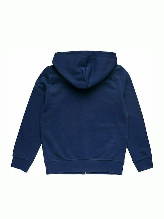 Replay Kids Cardigan Sweatshirts Hooded Blue