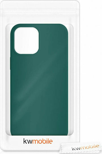 KWmobile Rubber Back Cover Σιλικόνης Πράσινο (iPhone 12 Pro Max)