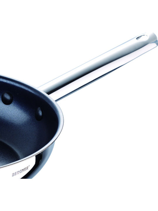 Bergner Gourmet Pan made of Stainless Steel with Non-Stick Coating 28cm