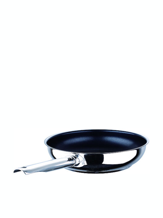 Bergner Gourmet Pan made of Stainless Steel with Non-Stick Coating 24cm
