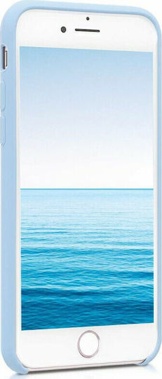 KWmobile Rubber TPU Back Cover Silicone Blue (iPhone SE 2022/2020)