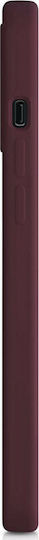 KWmobile Rubber TPU Back Cover Silicone Tawny Red (iPhone 12 Pro Max)
