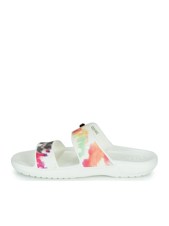 Classic Tiedye Women's Flat Sandals in Black Color