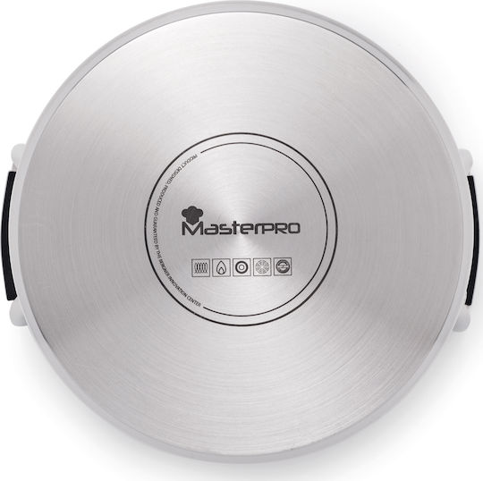 MasterPro Smart Βαθιά Ανοξείδωτη Κατσαρόλα 7.21lt / 24cm