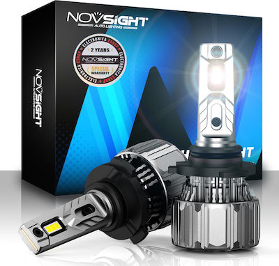 NovSight Λάμπες Αυτοκινήτου A500 N50 HB4-9006 LED 6500K Ψυχρό Λευκό 12-24V 35W 2τμχ