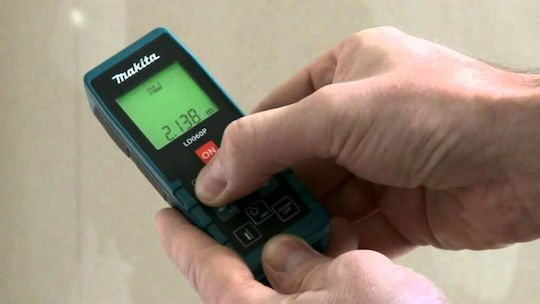 Makita Laser Distance Meter LD050P with Range up to 50m