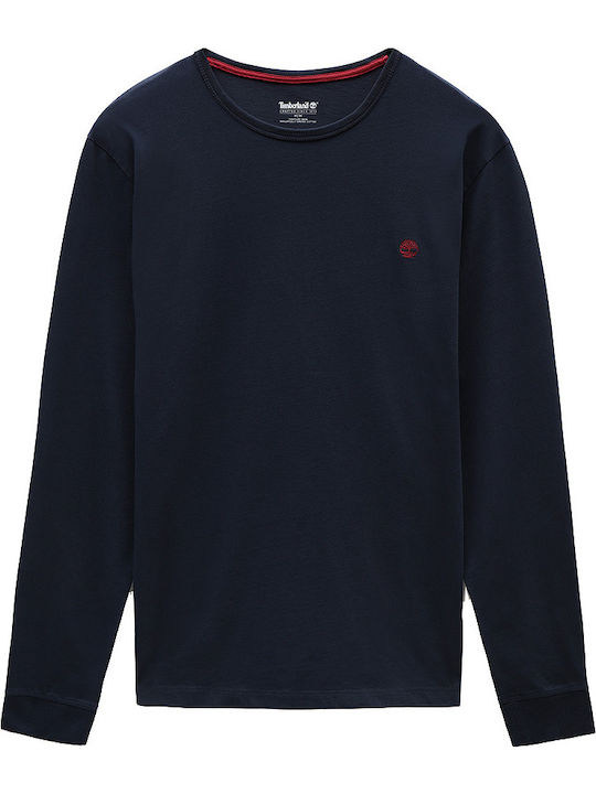 Dustan River Long Sleeve Navy Blouse