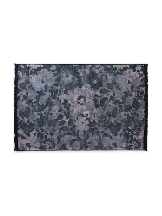 Palamaiki DC010 Rug Rectangular with Fringes Grey with Tassels