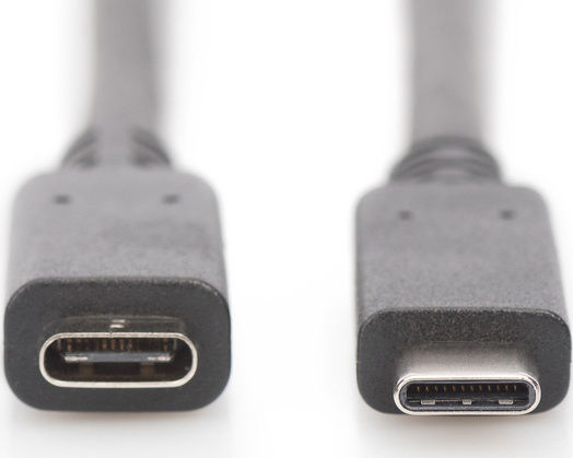 Digitus USB 2.0 Cable USB-C Male - USB-C Female 100W PD Black 2m AK-300210-020-S