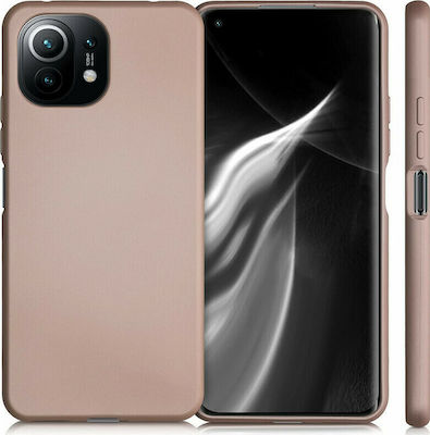 KWmobile Silicone Back Cover Metallic Rose Gold (Mi 11 Lite / 11 Lite 5G / 11 Lite 5G NE)