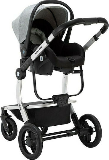 Kikka Boo Irene Verstellbar 3 in 1 Baby Kinderwagen Geeignet für Neugeborene Gray 10.7kg