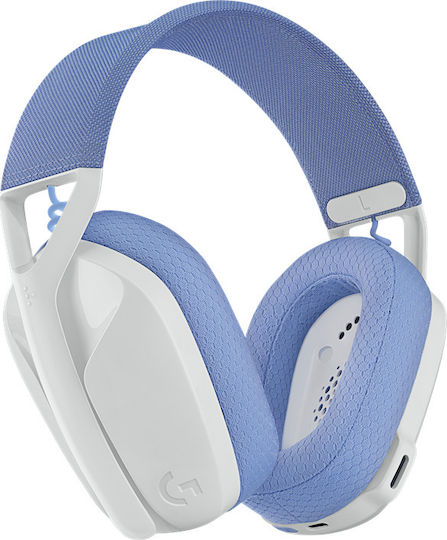 Logitech G435 Lightspeed Wireless Over Ear Gaming Headset with Connection Bluetooth / USB White