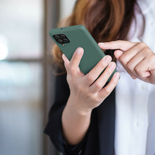 KWmobile Back Cover Σιλικόνης Blue Green (Galaxy A22 4G)