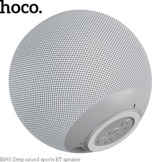 Hoco BS45 Bluetooth Speaker 5W with Radio and Battery Life up to 6 hours Gray