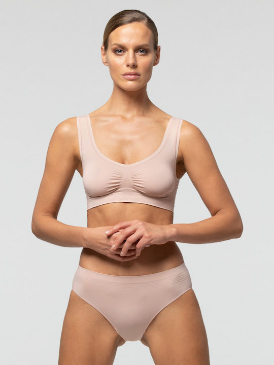 Femeie Slip fără cusături Bej