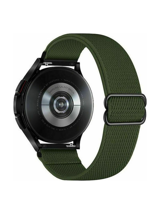 Tech-Protect Mellow Curea Tesatura Verde (Galaxy Watch4 / Watch5 / Watch5 Pro)