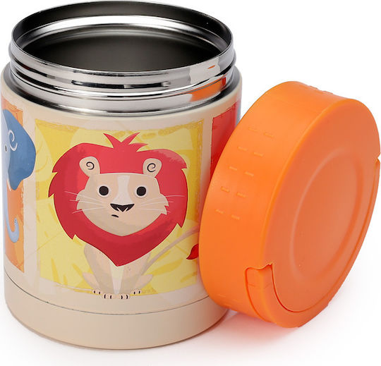 Puckator Zooniverse Baby Thermoskanne für Speisen Edelstahl 400ml