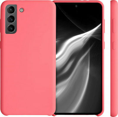 KWmobile Rubber Back Cover Σιλικόνης Neon Coral (Galaxy S21+ 5G)