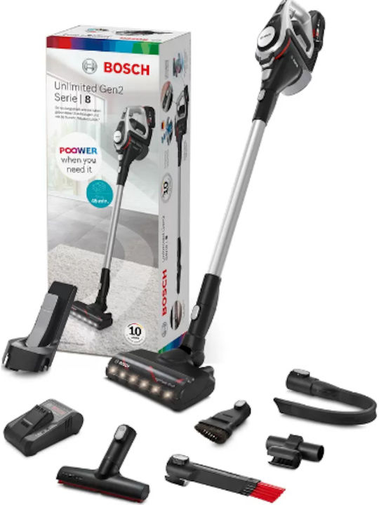 Bosch BSS82SIL1 Wiederaufladbar Stick-Staubsauger 18V Schwarz