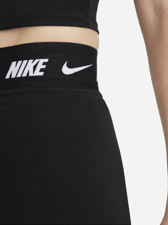Sportswear Training Γυναικείο Μακρύ Κολάν Ψηλόμεσο Μαύρο