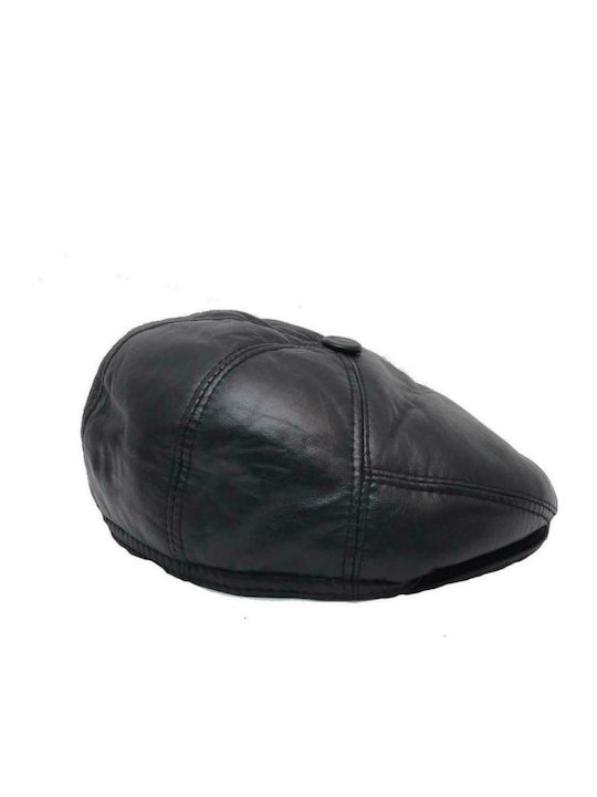 Leder 100 SKIN CAP MALE CODE: Trajaska (SCHWARZ)