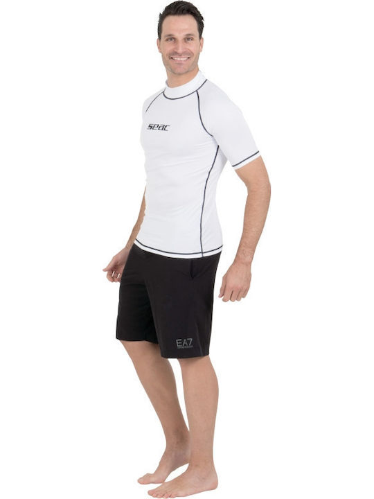 Seac T-Sun Men's Short Sleeve Sun Protection Shirt White