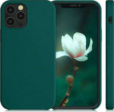 KWmobile Rubber Silicone Back Cover Green (iPhone 12 / 12 Pro)