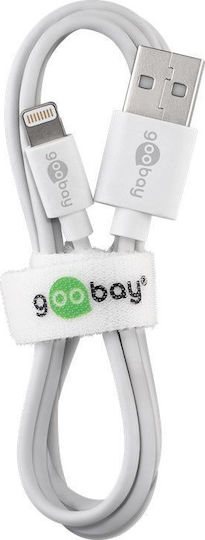 Goobay USB-A to Lightning Cable Λευκό 3m (72909)