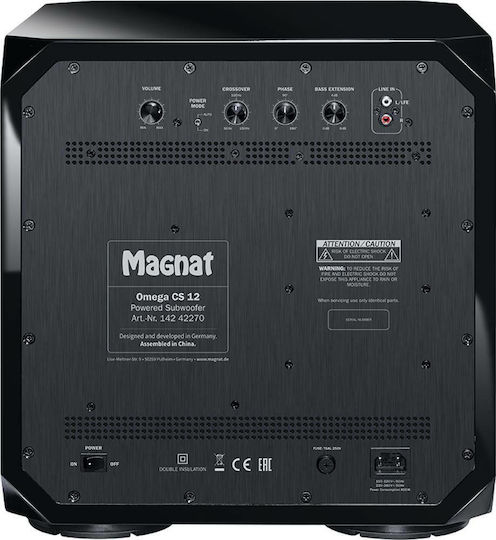 Magnat Omega CS12 14242270 Active Subwoofer with Speaker 12" 525W Black