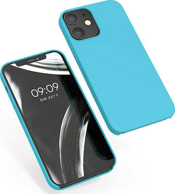 KWmobile Rubber Silicone Back Cover Sea Blue (iPhone 12 / 12 Pro)