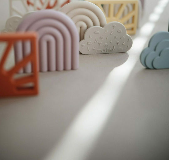 Mushie Cloud Μασητικό Οδοντοφυΐας από Σιλικόνη για 0 m+